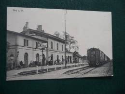 CPA Ars A.M.La Gare.train.Mosel. Ars Sur Moselle - Ars Sur Moselle