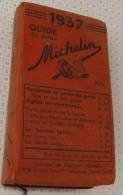 Michelin France Rouge De 1937, Ref Perso 329 - Michelin-Führer