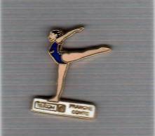 Pin´s  Sport  Gymnastique  Femme  Sponsor  FRANCE  TELECOM  FRANCHE - COMTE - Gymnastique