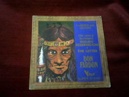 DON FARDON  °  THE LAMENT OF THE CHEROKEE  INDIAN RESERVATION - Country Et Folk