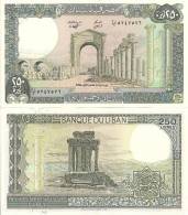 Lebanon P-67e 250 Livres Tyras Ruins /  Grand Temple Podium - Large Beauty! - Libano