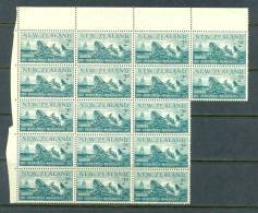 1956 NEW ZEALAND SOUTHLAND CENTENNIAL SHEET SET MICHEL: 360-362 MNH ** (x17, X19, X19 Stamps) - Neufs