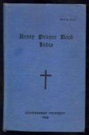 BRITISH INDIA ARMY PRAYER BOOK SIMLA 1936 RARE - Bible, Christianisme