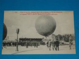 Aviation - Montgolfières) Aéro-club De France N°1041 - L'yonne Prét à Partir  Pl Des Invalides 26 Sept 1909 EDIT  S.R.A - Fesselballons