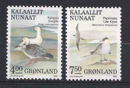 Greenland, Groenland 1990 -  Fauna Of Greenland, Birds - Y&T 187-88  Mi. 199-200   MNH, NEUF, Postfrisch - Unused Stamps