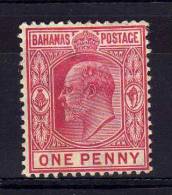 Bahamas - 1906 - 1d Definitive - MH - 1859-1963 Crown Colony