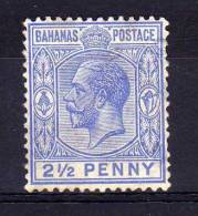 Bahamas - 1922 - 2½d Definitive (Watermark Multiple Script CA) - Used - 1859-1963 Colonie Britannique