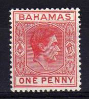 Bahamas - 1938 - 1d Definitive - MH - 1859-1963 Crown Colony
