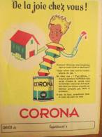 CORONA/Peinture/ Latex Corona/Email COROLAC/années 50    CAH25 - Vernici