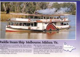 (201) Australia - VIC - Mildura Paddle Steamer PS Melbourne - Mildura