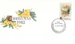 (125) Australian FDC Cover - Premier Jour Australie - 1982 - Christmas - Lettres & Documents