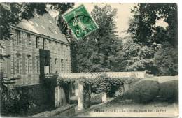 CPA 41 DROUE LE CHÂTEAU FAÇADE EST LE PONT 1913 - Droue