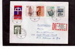 TEM8273  -   BERLINO  POSTAL HISTORY   -   COVER  MICHEL NR. 459/462  COMPLETE SET - Briefe U. Dokumente