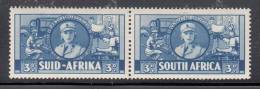 South Africa MH Scott #85 Horizontal Pair 3p Women´s Services - Ungebraucht