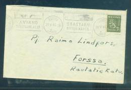 Finland: Cover With Postmark 1945 - Fine - Lettres & Documents