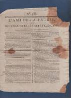 L´AMI DE LA PATRIE 17 VENDEMIAIRE AN VI 1797 - HOCHE JOURDAN - COLONIES VAUBLANC - COCHON MINISTRE - ST CLOUD SURESNES - - Newspapers - Before 1800