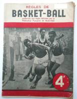 LIVRET ANCIEN REGLES DE BASKET BALL CONFORMES FEDERATION INTERNATIONALE & FRANCAISE AMATEUR F.I.B.A. - Andere & Zonder Classificatie