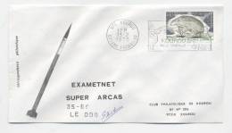 KOUROU 1975 - Lancement EXAMETNET - SUPER ARCAS 35-69 - Signature Dir Des Opérations - Europe