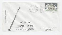 KOUROU 1975 - Lancement EXAMETNET SUPER ARCAS 35-73 - Signature Dir Des Opérations - Europe