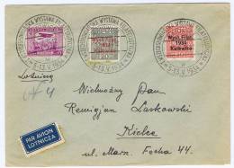 Poland Poznan 1934 Mi 285+286 On Special Cover With Special Cancels. - Briefe U. Dokumente