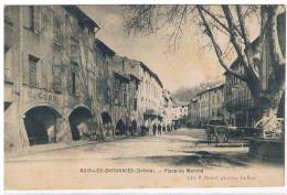 26- Buis Les Baronnies-Place Du Marché - Buis-les-Baronnies