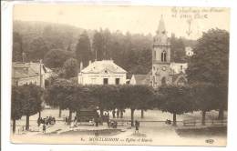 95 - MONTLIGNON  -  Eglise Et Mairie  -  Belle Animation  Camion, Enfants... - Montlignon