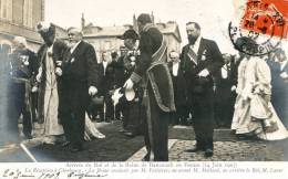 Arrivée Du Roi Et De La Reine Du DANEMARK En France 14 Juin 1907 Reception à CHERBOURG - FALLIERES - Recepciones