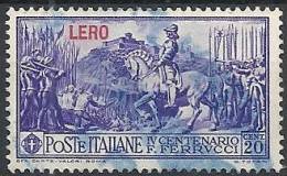 1930 EGEO LERO USATO FERRUCCI 20 CENT - RR11202 - Aegean (Lero)