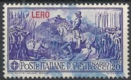 1930 EGEO LERO USATO FERRUCCI 20 CENT - RR11202 - Ägäis (Lero)