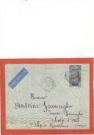 GUINEE LETTRE MARS 1942 YVERT 68 CACHET ARRIVEE MARSEILLE POUR CAP D AIL AM - Autres & Non Classés