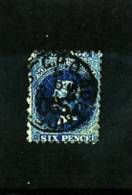 AUSTRALIA/SOUTH AUSTRALIA - 1870  6d. PRUSSIAN BLUE  PERF. 10x11½   USED - Usados