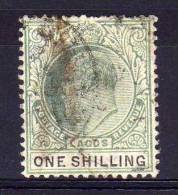 Lagos - 1904 - 1 Shilling Definitive (Watermark Crown CA) - Used - Nigeria (...-1960)