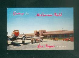 CPSM - USA - Greetings From McCarran Field - Las Vegas  ( Aeroport Avion Aviation  Ferris H. Scott) - Las Vegas