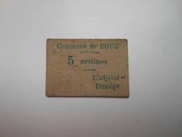 Aisne 02 Boué , 1ère Guerre Mondiale 5 Centimes - Bonds & Basic Needs