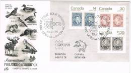 0689. Carta  F.D.C. Otawa (Canada) 1978. CAPEX 78 - Storia Postale