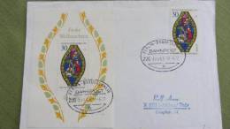 Brief Berlin "Frohe Weihnachten 1976" Vom 13.6.77 Mit Block Und Marke Mi-Nr 528 - Cartas & Documentos