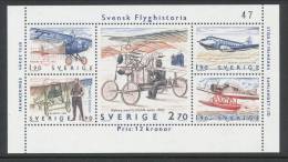 Sweden 1984 Facit # 1317-1321. Swedish Aviation History, See Scann, MNH (**) - Neufs