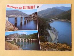 Dep 48 , Cpm  Lac Et Barrage  De VILLEFORT , Z.579 , Multi Vues  (28.70) - Villefort