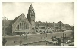 57 CPA Metz Gare Nouvelle Gare  Lot 4 Cartes Dont Une Photo - Metz Campagne