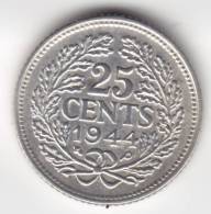 Nederland   25 Cent   Wilhelmina  1944  / Argent    (2154) - 25 Cent