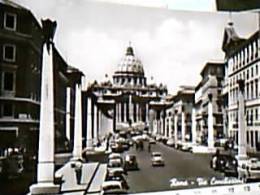 ROMA  VIA CONCILIAZIONE  E S PIETRO AUTO CAR VB1962  ED12169 - San Pietro