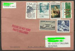 USA Cover With Several Stamps Sent To ESTONIA Estland Estonie 2013 - 2011-...