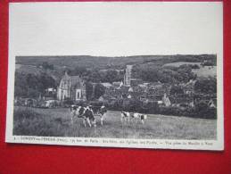 61 - LONGNY AU PERCHE - 135 KM DE PARIS - SES SITES , SES EGLISES , SES FORETS - VUE PRISE DU MOULIN A VENT - Vaches ... - Longny Au Perche