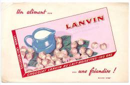 Buvard - Chocolat Lanvin - Chocolade En Cacao