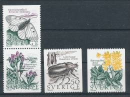 Sweden 1987 Facit # 1440-1443. Meadows And Pastures, Complete Set Of 4, See Scann, MNH (**) - Neufs
