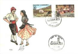 Andorra (E)  - Mi-Nr 138/139 FDC (C436) - Covers & Documents