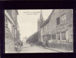 61 Juvigny Sous Andaines Avenue Des Tilleuls édit. Lebosse , épicerie ,chevrel Aubergiste  , Affiche Publicité Lactine - Juvigny Sous Andaine