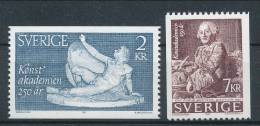 Sweden 1985 Facit # 1364-1365. 250th Anniv. Of The Royal Academy Of Fine Arts,  See Scann, MNH (**) - Neufs