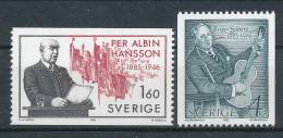 Sweden 1985 Facit # 1369-1370. Centenary Of Personalities,  See Scann, MNH (**) - Neufs