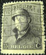 Belgium 1919 King Albert I 15c - Used - 1919-1920  Re Con Casco